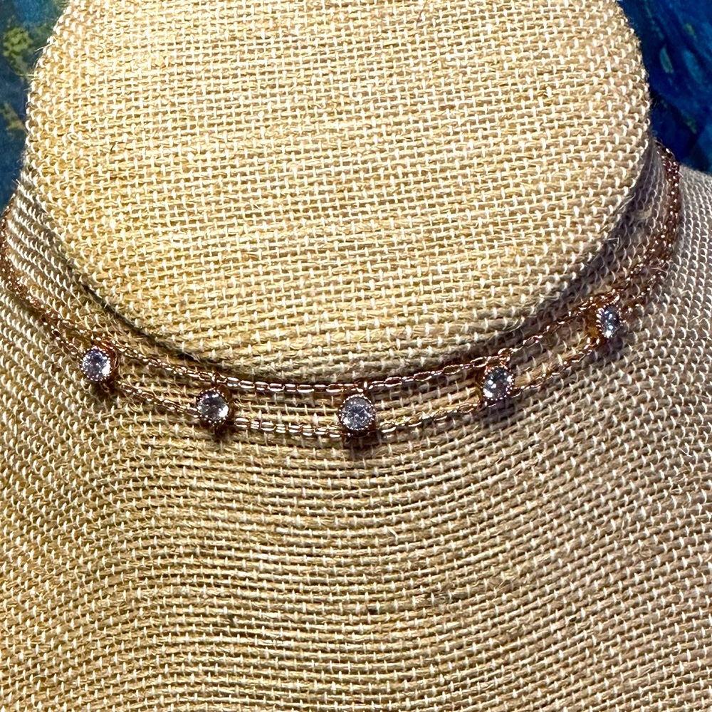 Chloe + Isabel Petits Bijoux Station Choker Necklace
